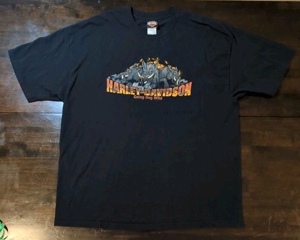 Vintage Harley Davidson USA Bumpus 2XL Shirt Hog Wild Murfreesboro TN